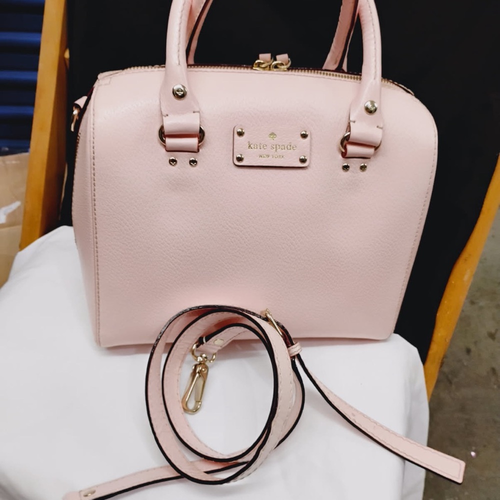 Kate Spade Alessa Wellesley Satchel – Posey Pink – Excellent Condition – WKRU174